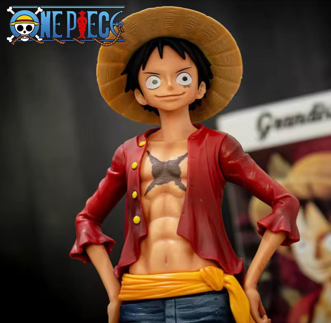 One Piece Grandista Monkey D. Luffy Figure – Straw Hat Pirate Collectible Model