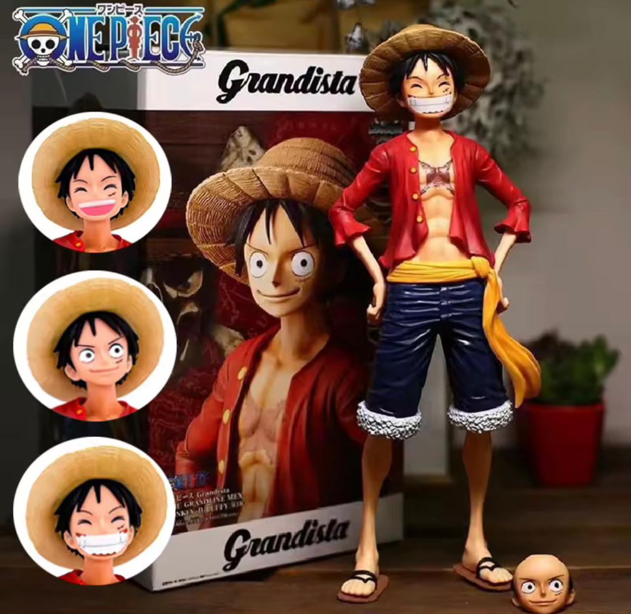 One Piece Grandista Monkey D. Luffy Figure – Straw Hat Pirate Collectible Model