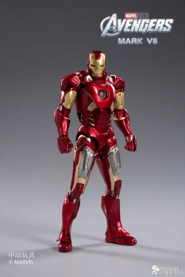 ZD MK7: ZD Toys Marvel Iron Man Mark 7 Mark VII 7inch Action Figure