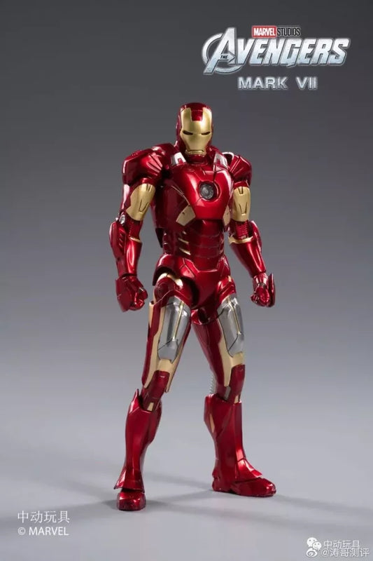 ZD MK7: ZD Toys Marvel Iron Man Mark 7 Mark VII 7inch Action Figure